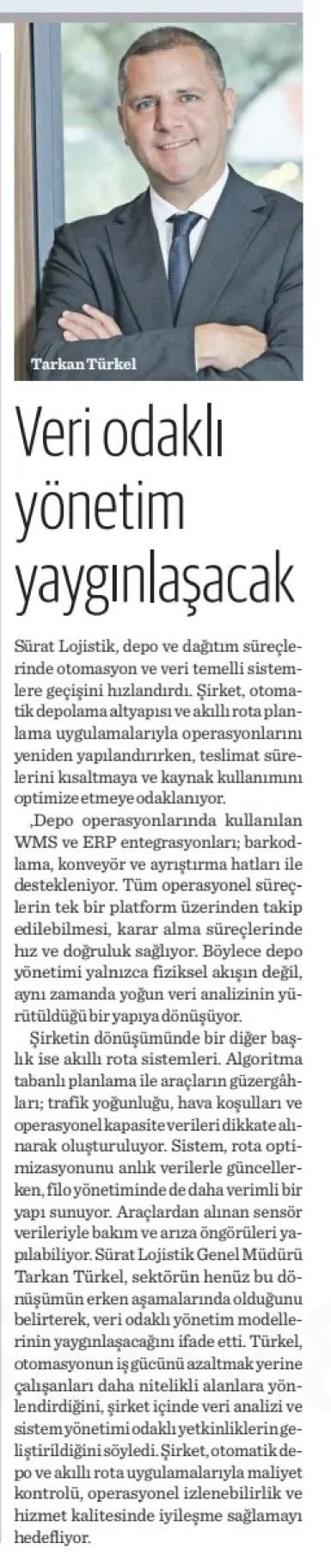 Nasıl Bir Ekonomi Gazetesi - Veri odaklı yönetim yaygınlaşacak