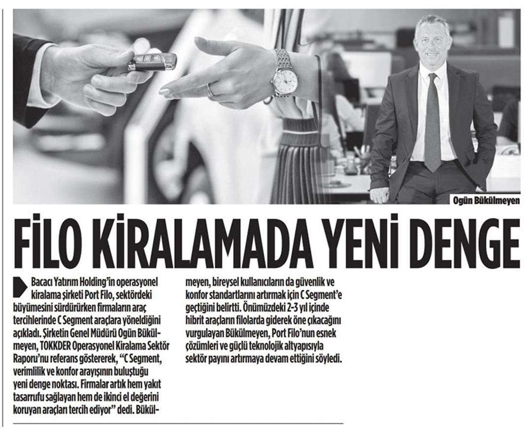 Filo kiralamada yeni denge