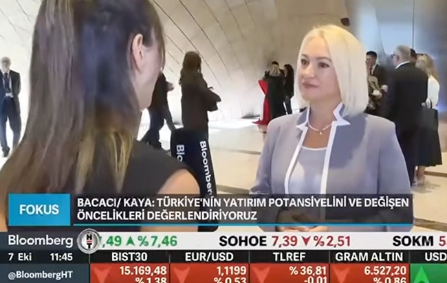 Yönetim Kurulu Üyemiz Onsun Kaya Bloomberg HT'ye konuştu