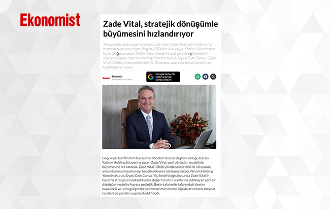 Zade Vital stratejik dönüşümle büyümesini hızlandırıyor