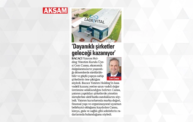 Dayanıklı şirketler geleceği kazanıyor