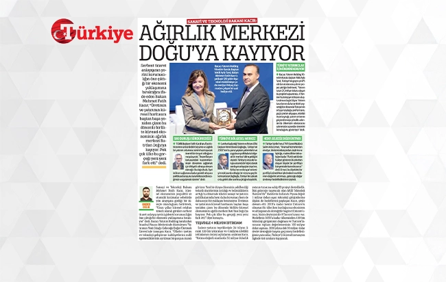 Ağırlık merkezi doğuya kayıyor