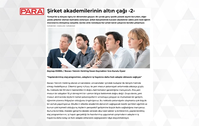 Şirket akademilerinin altın çağı