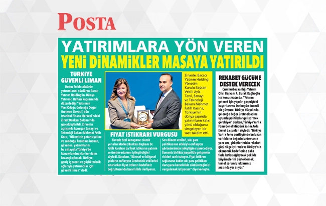 Yatırımlara yön veren yeni dinamikler masaya yatırıldı