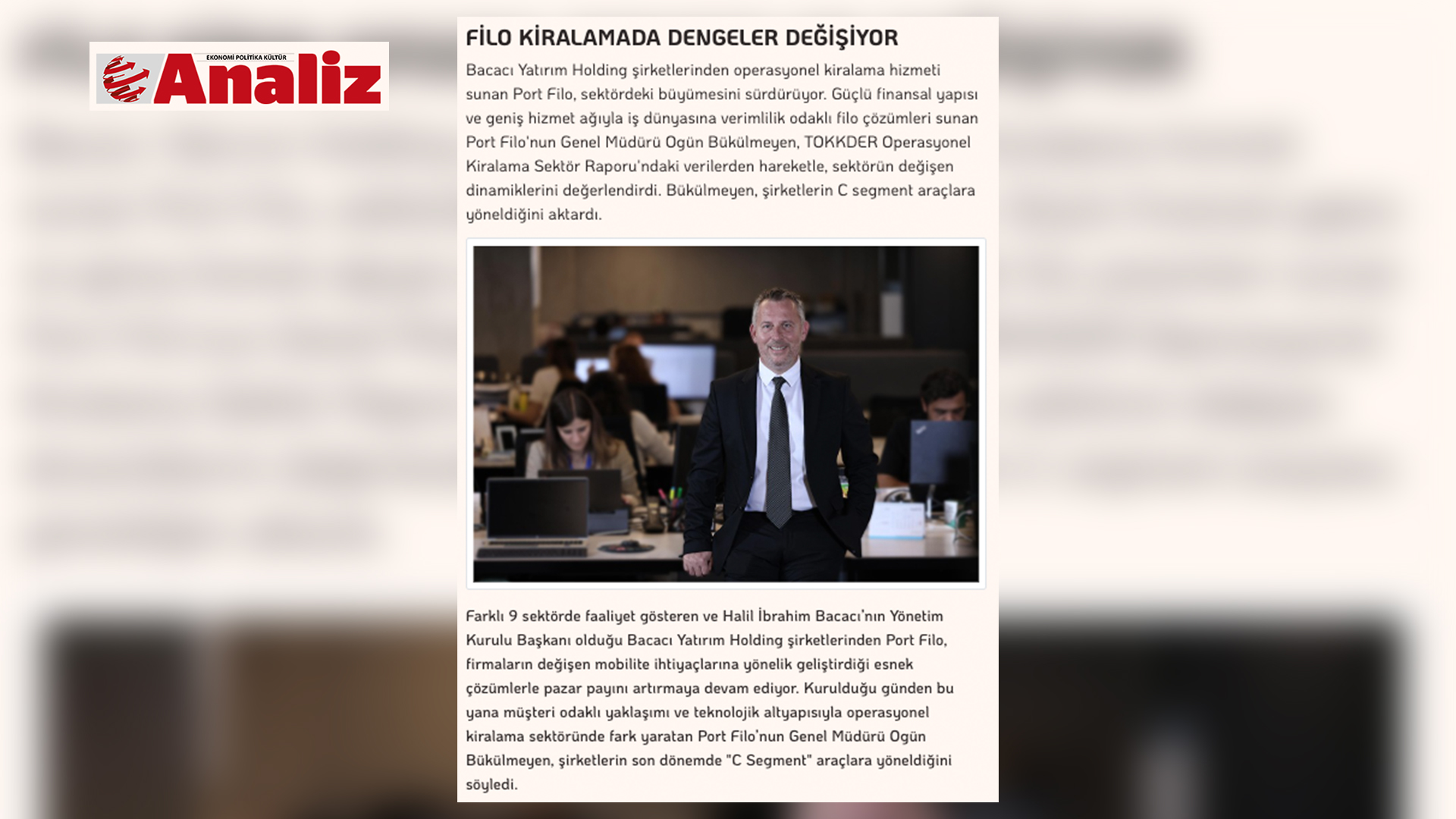 Filo kiralamada dengeler değişiyor