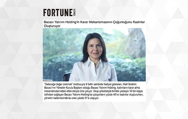 Women Constitute the Majority of Bacacı Yatırım Holding’s Decision-Making Body