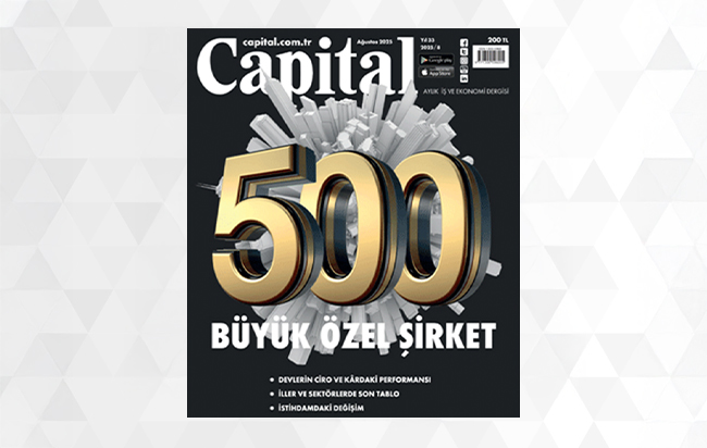 Bacacı Yatırım Holding olarak Capital 500 Listesinde 2 şirketimizle yer aldık