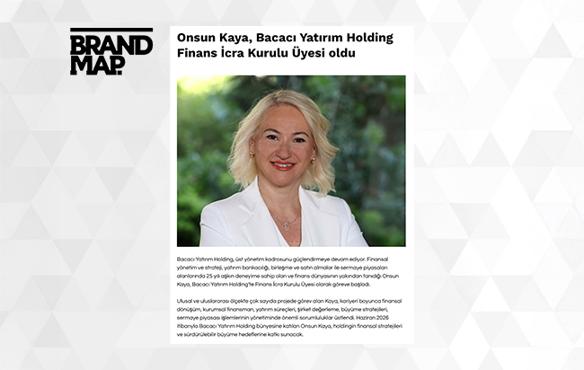 Onsun Kaya, Bacacı Yatırım Holding Finans İcra Kurulu Üyesi oldu