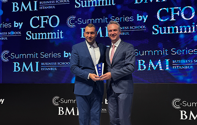 CFO Summit'ten gururlandıran ödül