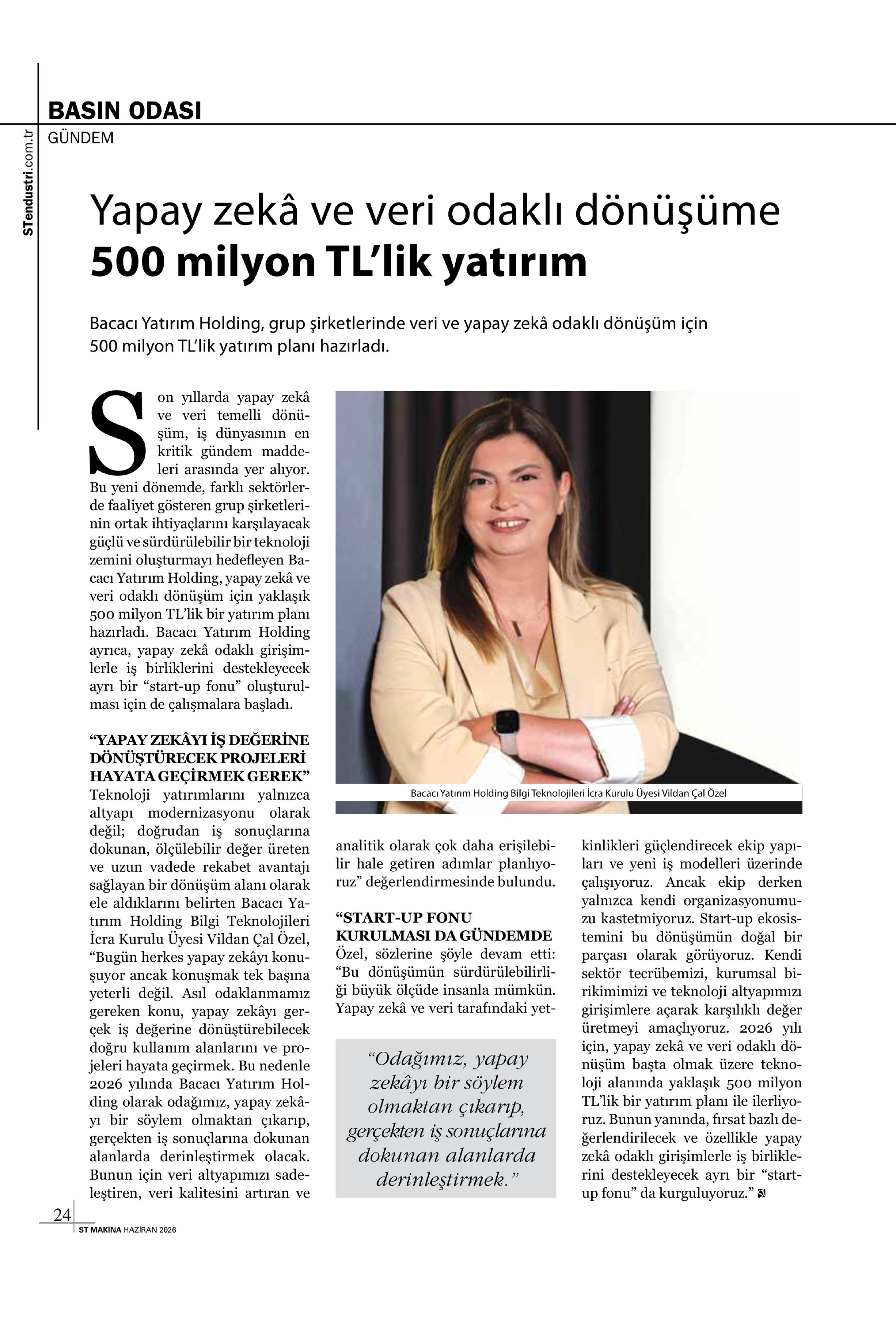 ₺500 Million Commitment to AI and Data-Driven Transformation