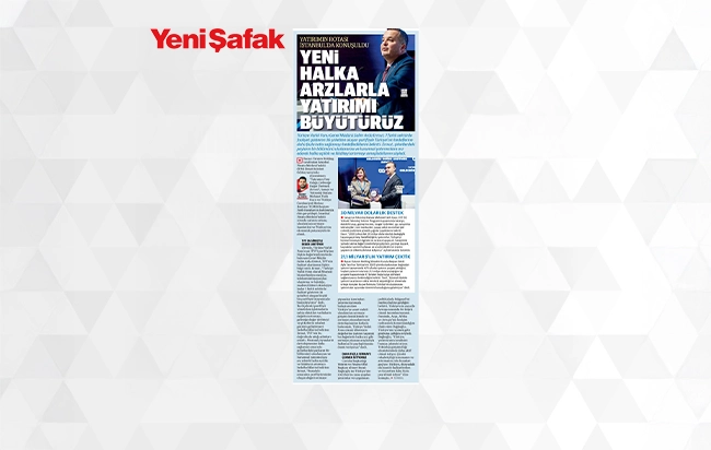 Yatırımın rotası İstanbul'da konuşuldu